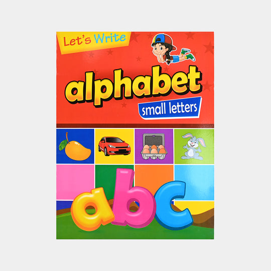 New Lets Write Alphabet Small Letter Book