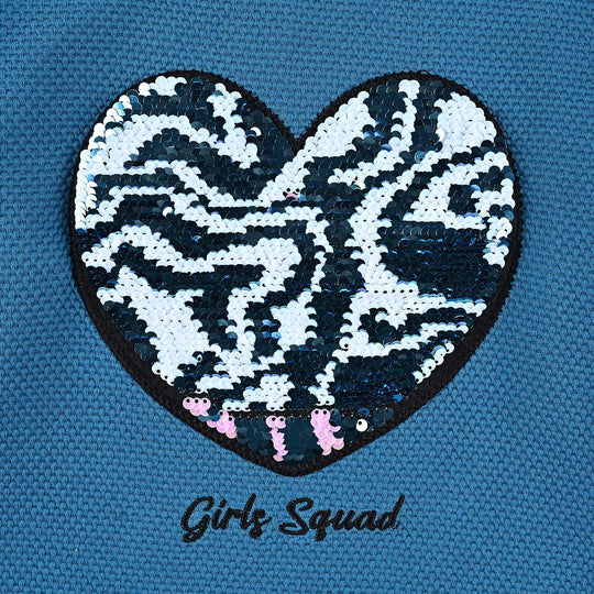 Girls Jacquard Sweatshirt Heart