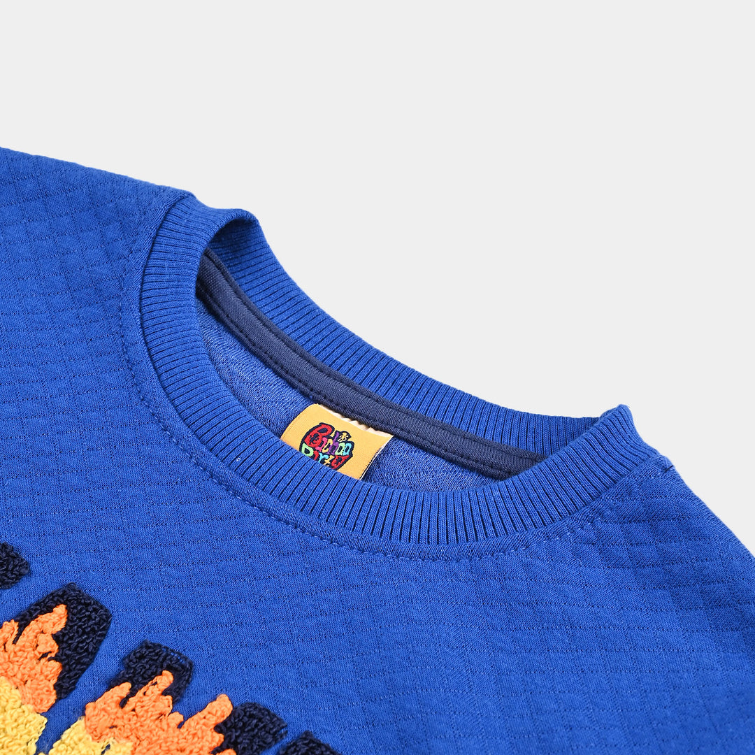 Boys Quilted SweatShirt Champ-Blue