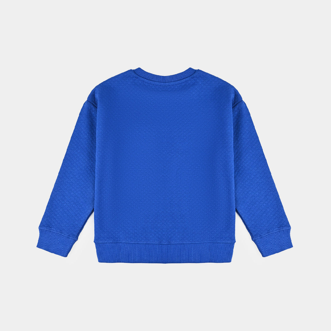 Boys Quilted SweatShirt Champ-Blue