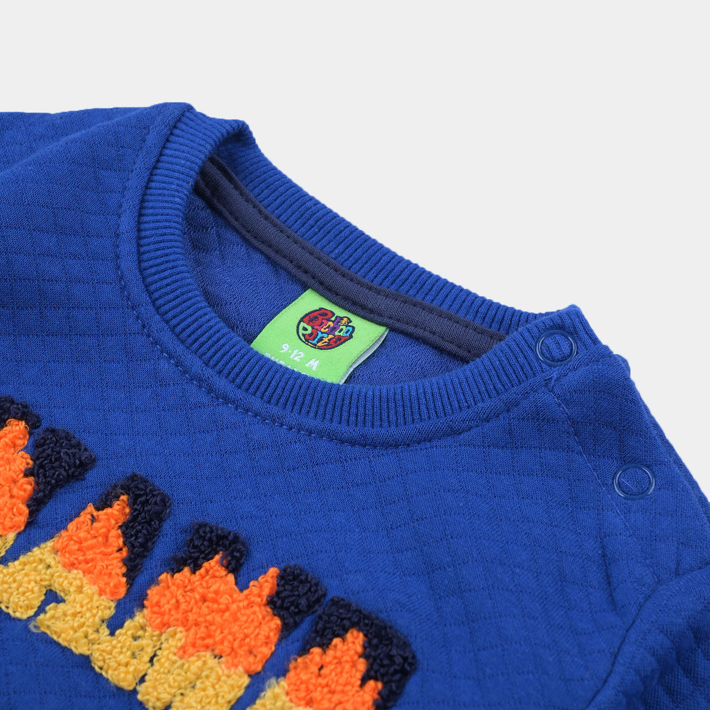 Infant Boys Quilted Sweatshirt Champ- Blue