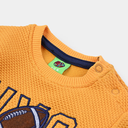 Infant Boys Jacquard Sweatshirt Never-Citrus