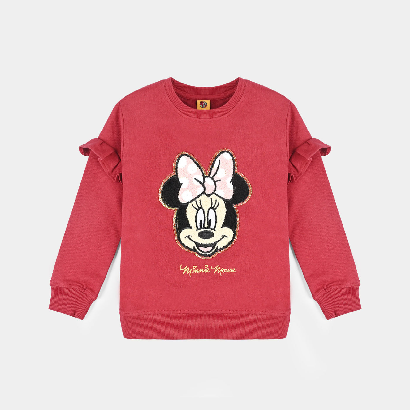 Girls Cotton Terry Sweatshirt Character-Emboldened