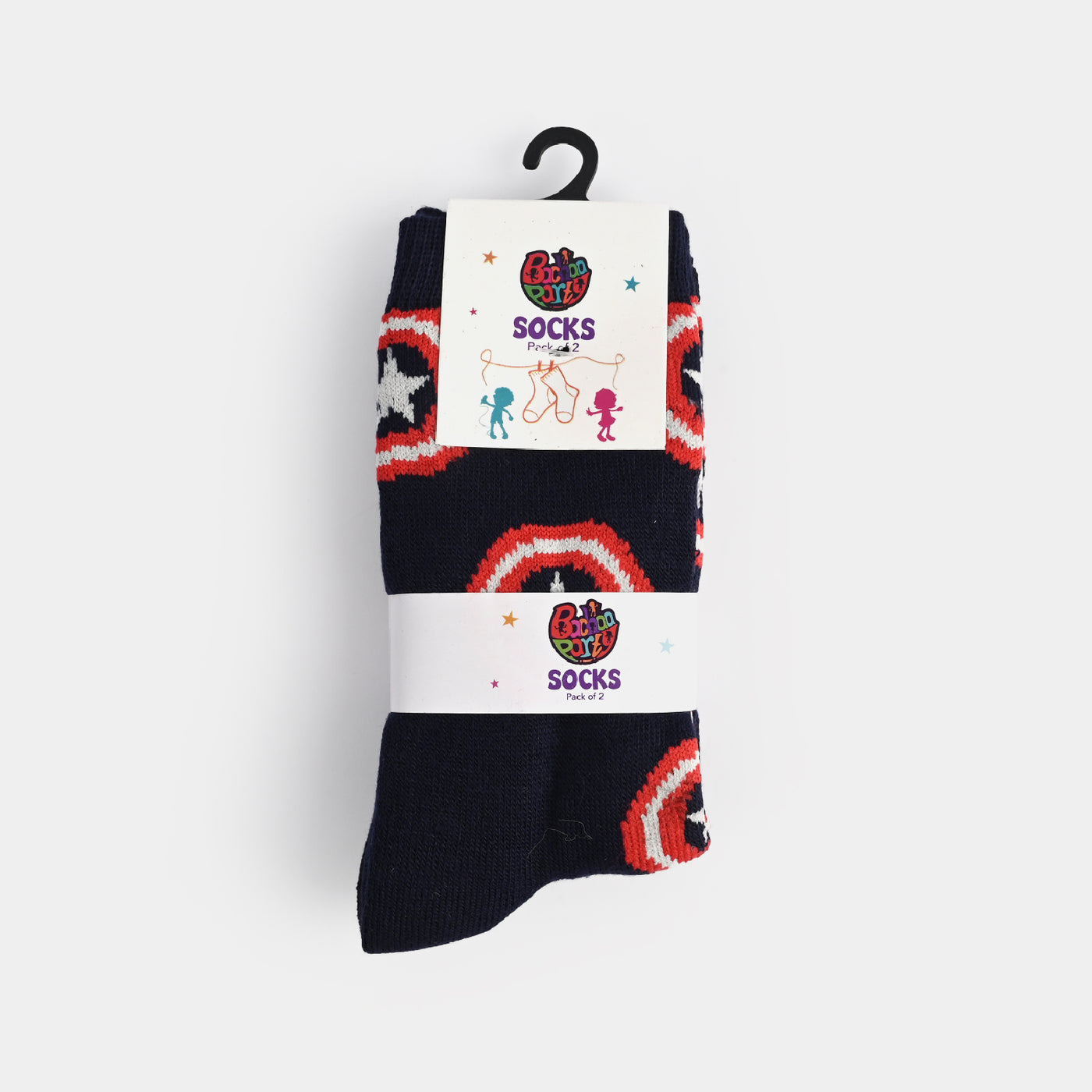 Boys Pack of 2 Socks-mIX