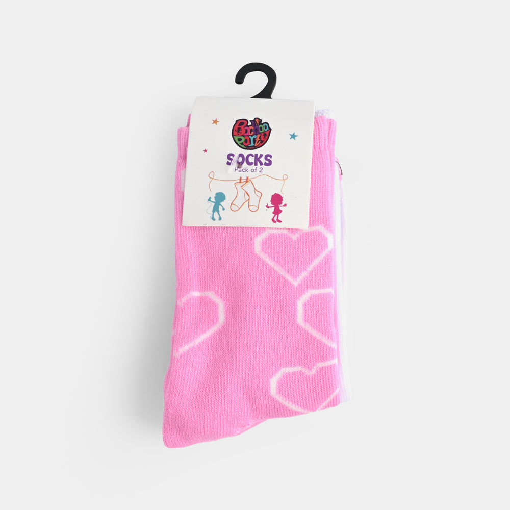 Infant Girls Pack of 2 Socks-mIX