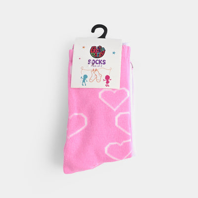 Infant Girls Pack of 2 Socks-mIX