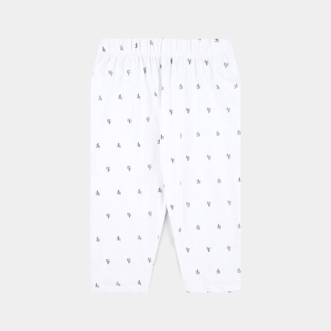 BP-Infant Boys Night Suits Space Travels-White