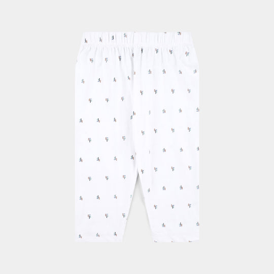 BP-Infant Boys Night Suits Space Travels-White