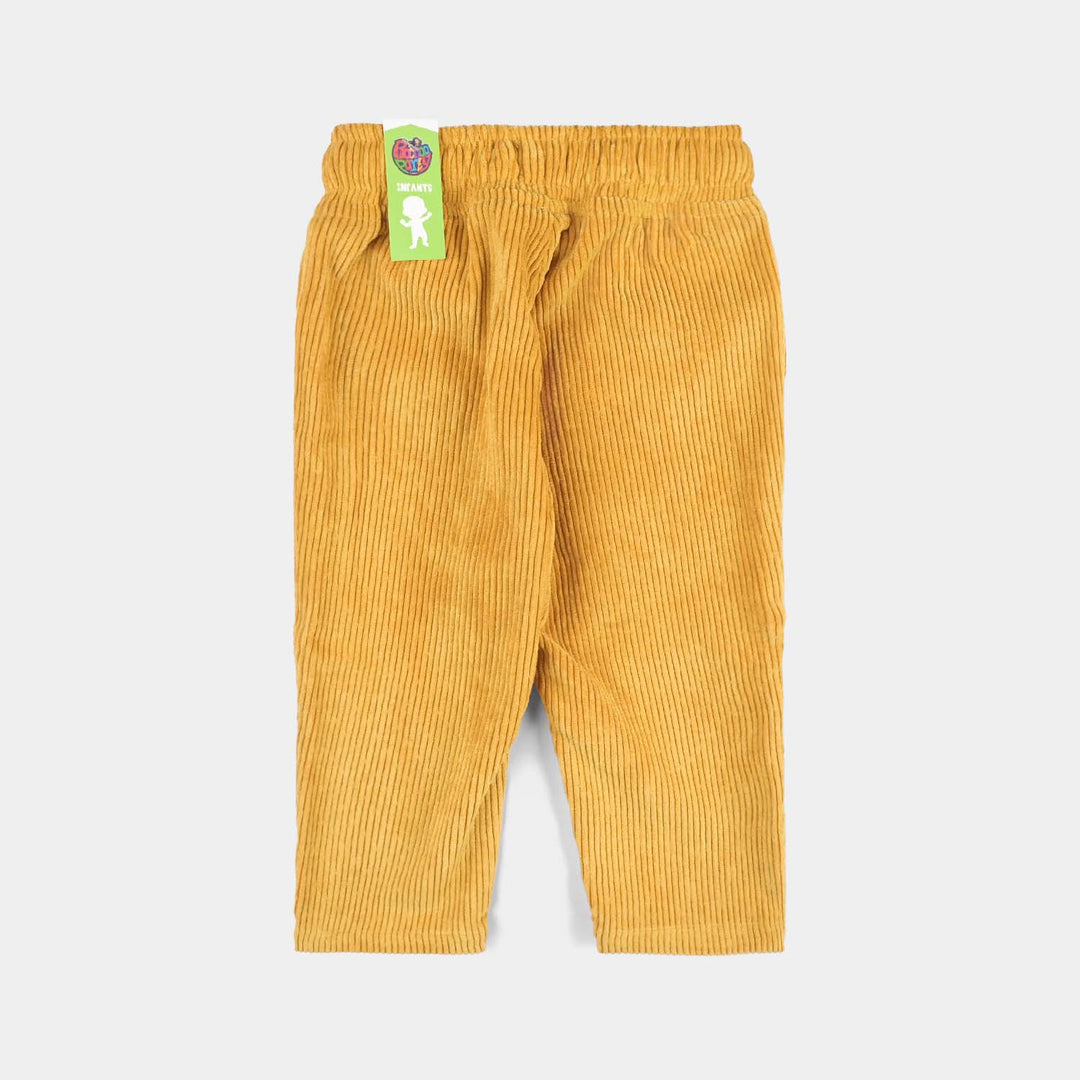 Infant Girls Corduroy Pant Star-Musturd