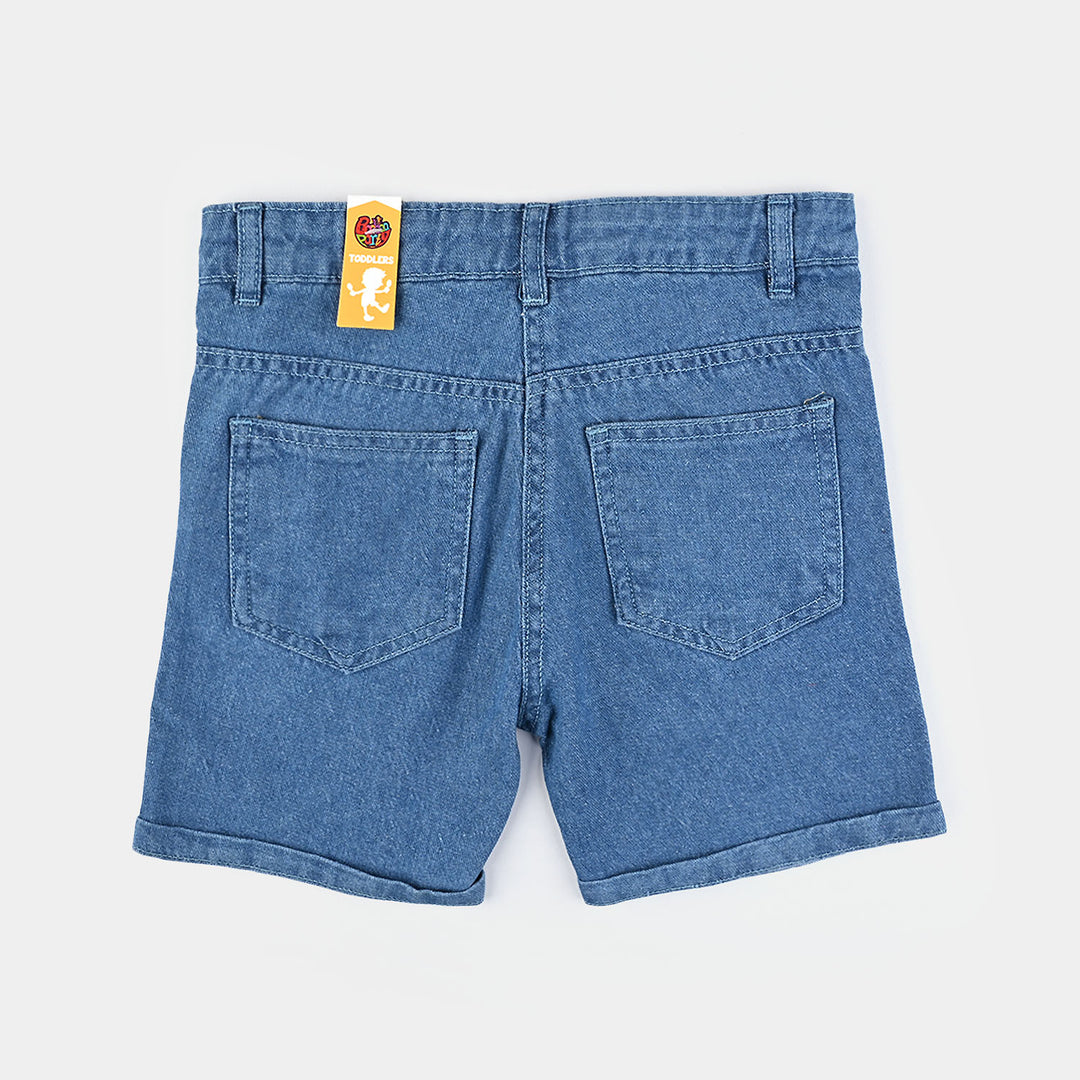 Girls Denim rigid Short-Mid Blue