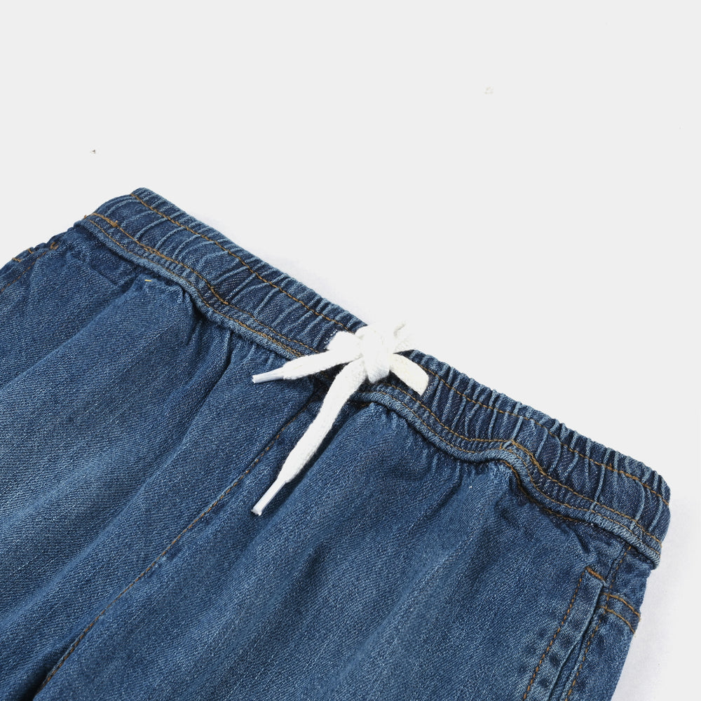 Boys Denim Short Best Vacation-Mid Blue