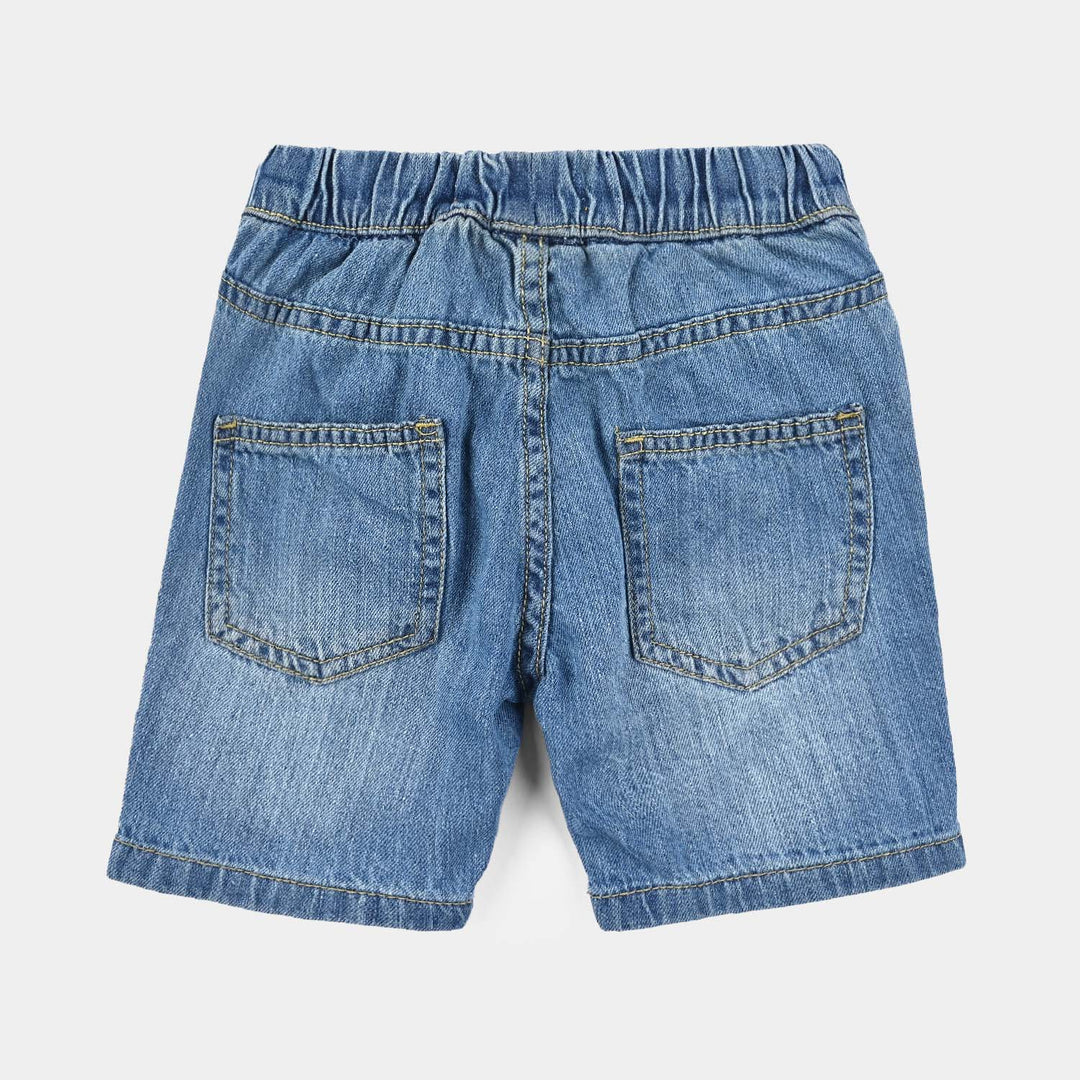 Boys Denim Short Skater-Light Blue