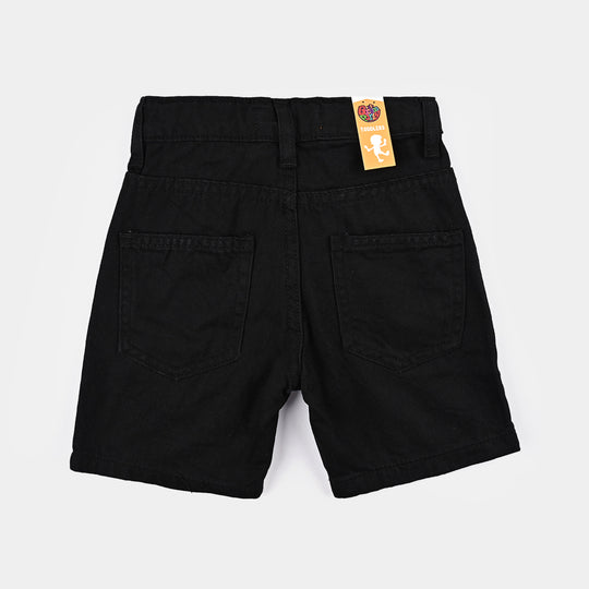 Boys Denim Short Character-BLACK