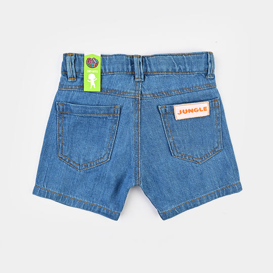 Infant Boys Denim rigid Short Jungle-LT.Blue