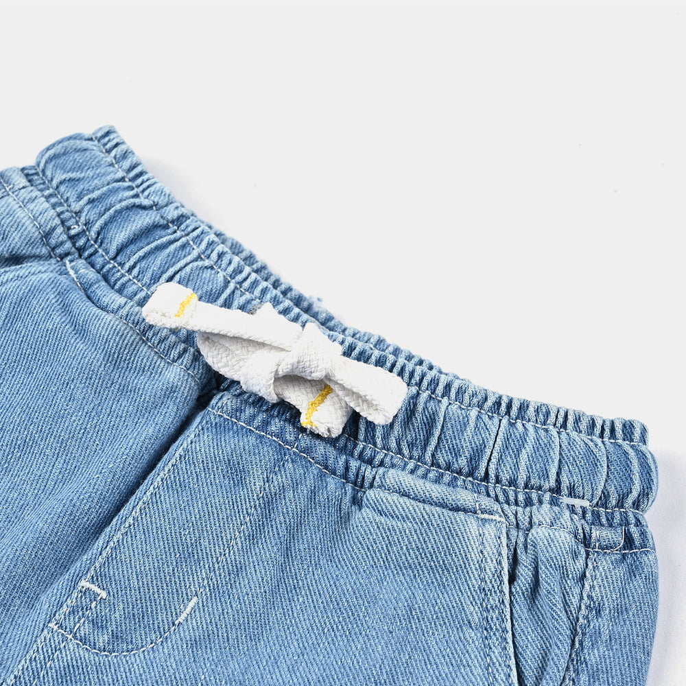 Infant Boys Denim Short Character-LT.Blue