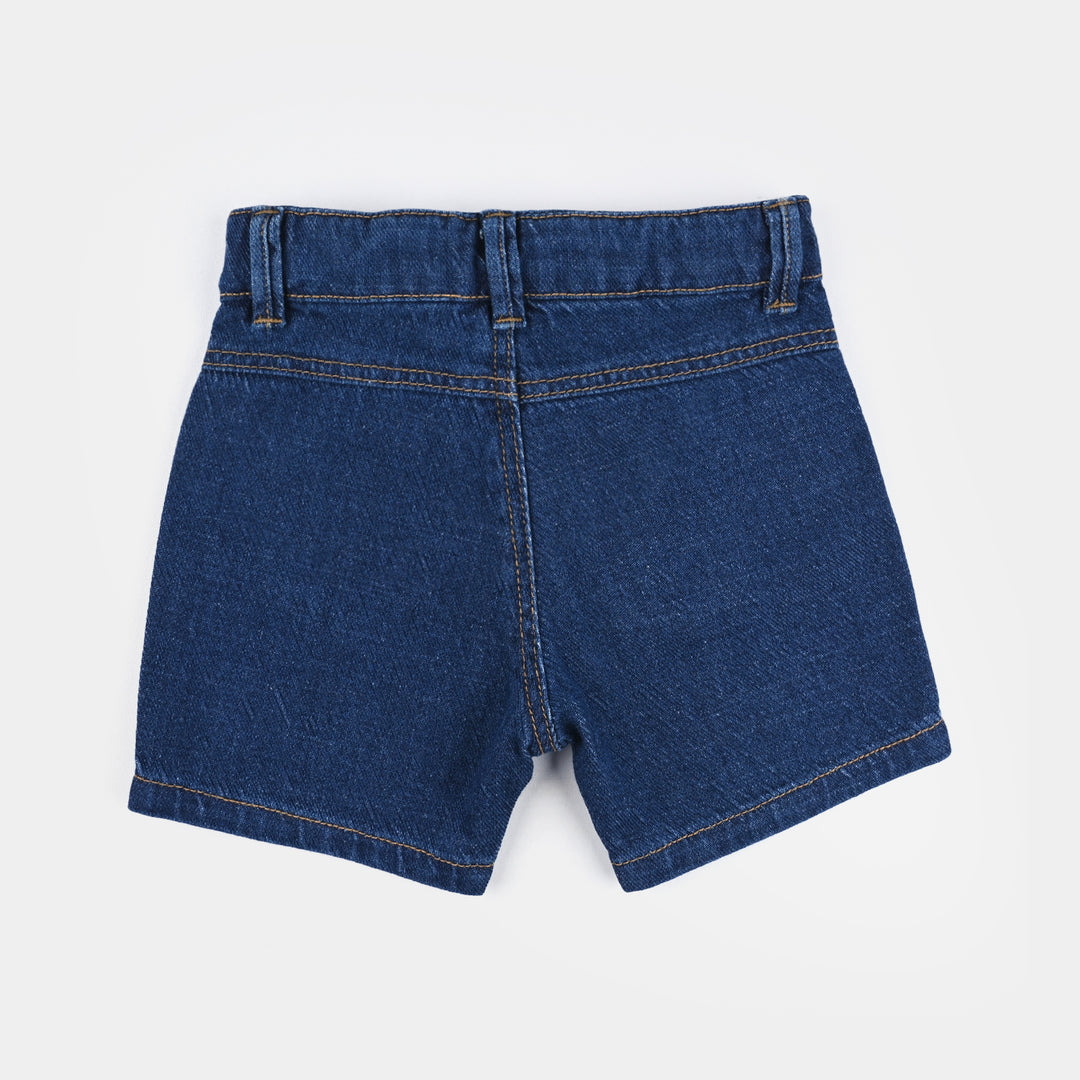 Infant Boys Denim Short Character-Dark.Blue