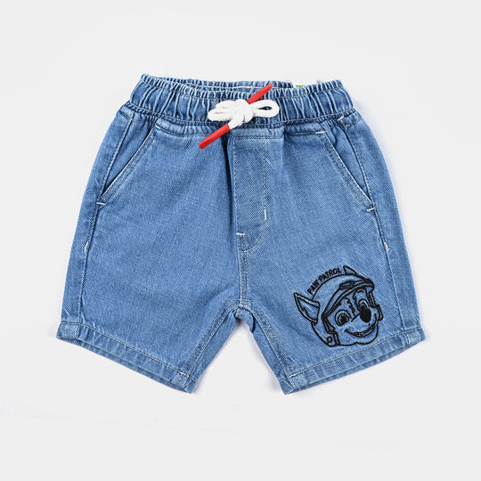 Infant Boys Denim rigid Denim Short- LT.Blue