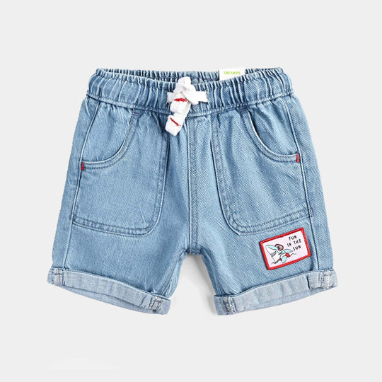 Infant Boys Denim rigid Short In The Sun-Ice Blue