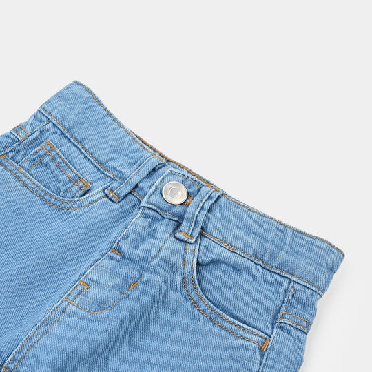 Infant Boys Denim rigid Short-Ice Blue