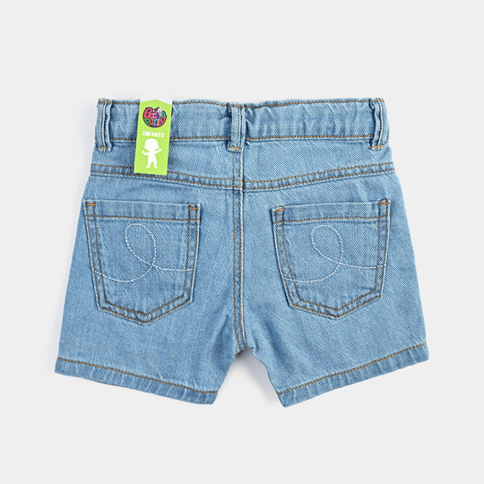 Infant Boys Denim rigid Short-Ice Blue