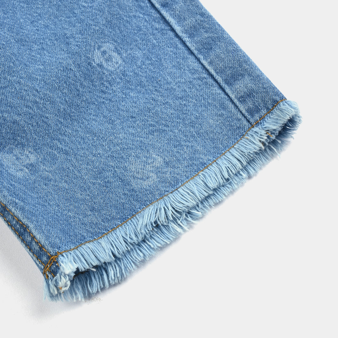 Boys Denim Short Character- Mid Blue