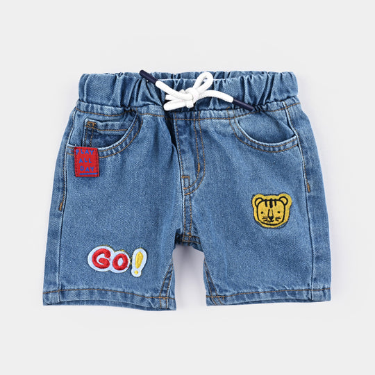 Infant Boys Denim Short All Day-Mid Blue