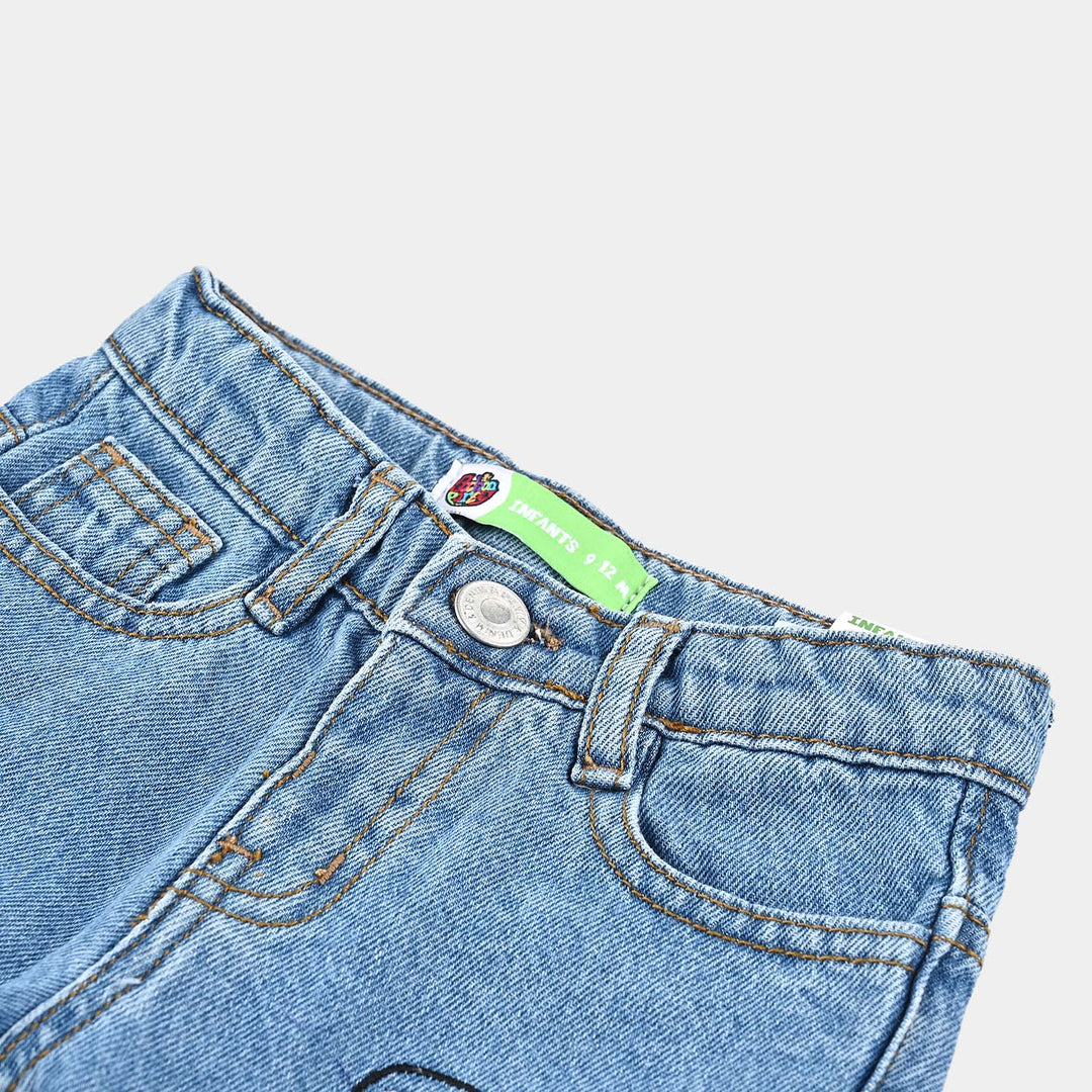 Infant Boys Denim rigid Short Noise-Light Blue