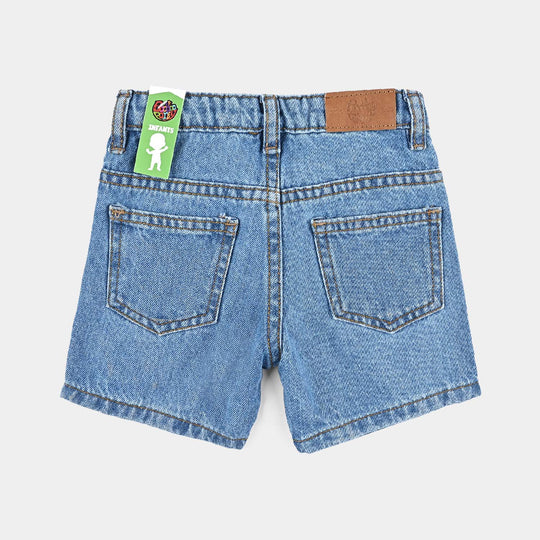 Infant Boys Denim rigid Short Noise-Light Blue