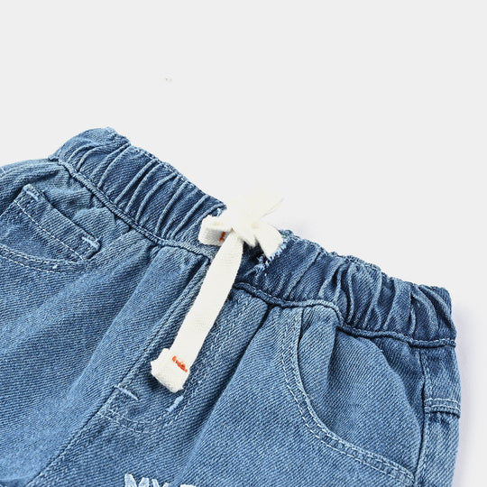 Infant Boys Denim Short Buddy-LT.Blue