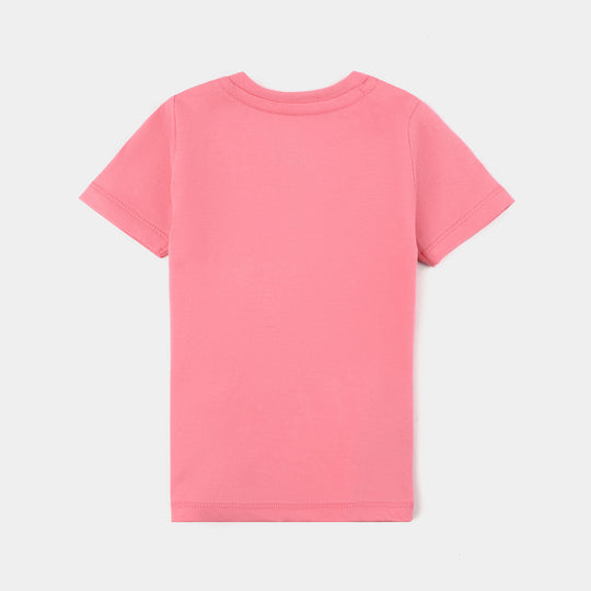 Girls Cotton Jersey T-Shirt H/S Fruits-STRAWBERRY