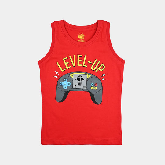 Boys Cotton Jersey Sando Level-UP