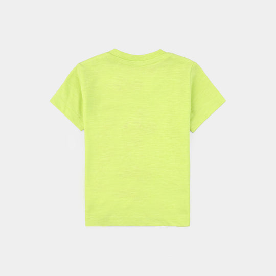 Infant Boys Cotton Jersey T-Shirt -Sharp.Gren