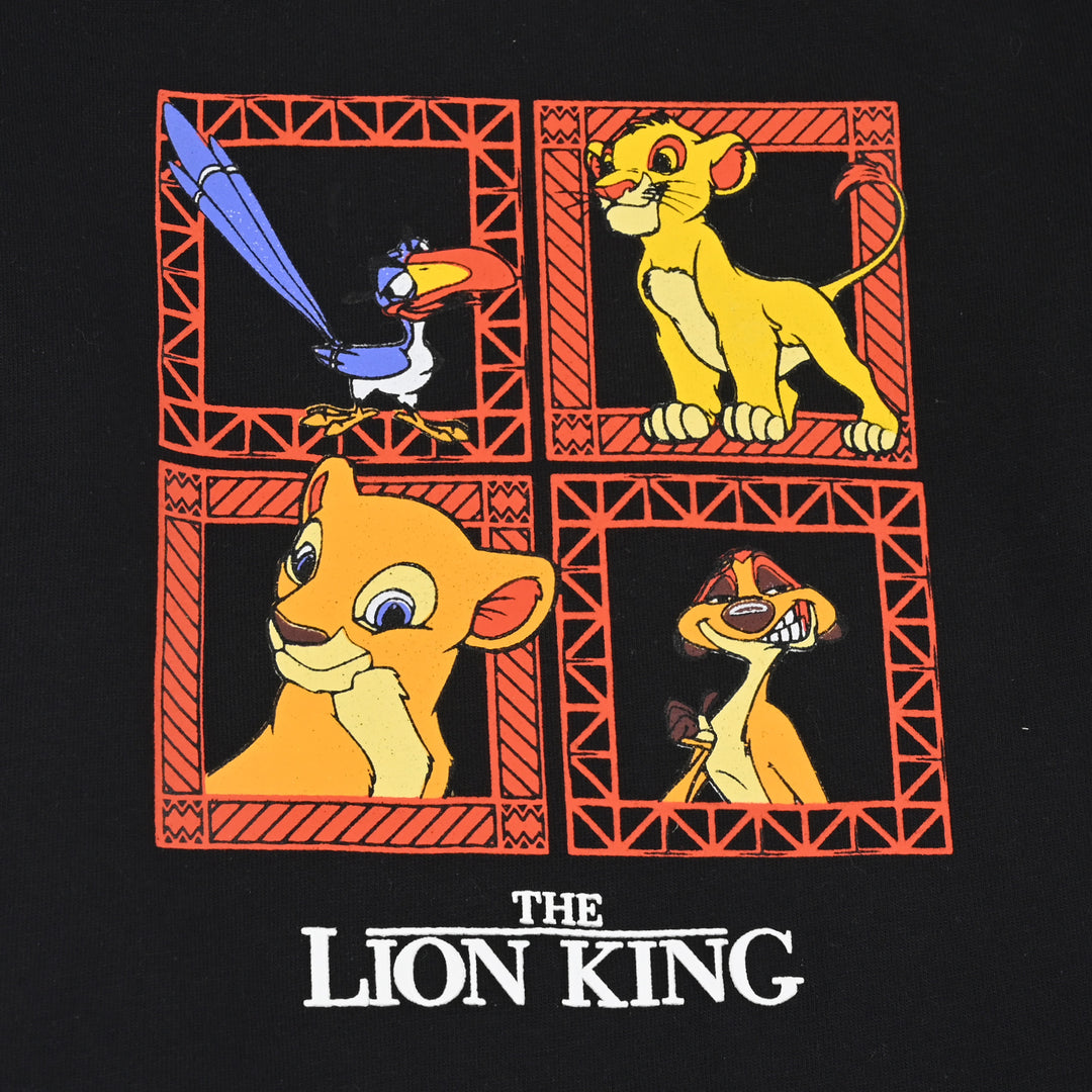 Infant Boys Cotton Jersey T-Shirt The Lion King-Jet Black