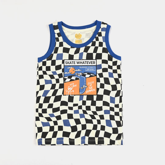 Boys Cotton Jersey Sando (Skate Whatever) - Vanilla Ice