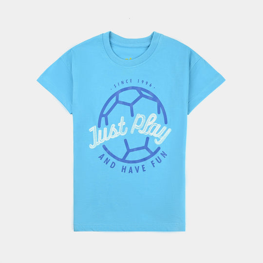 Boys Cotton Jersey T-Shirt H/S Just Play