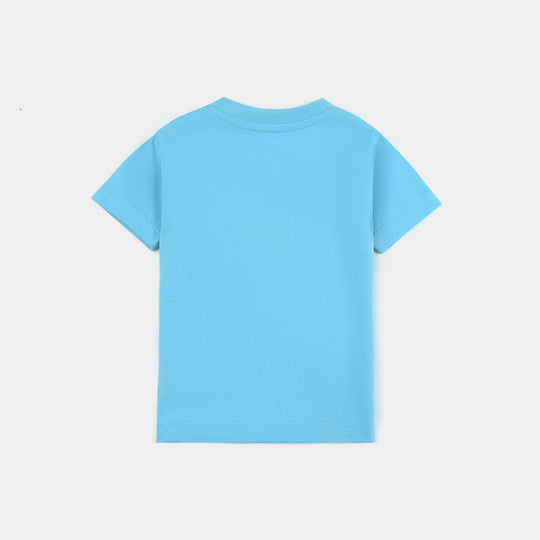 Infant Boys Cotton Jersey Round Neck T-Shirt Vibes