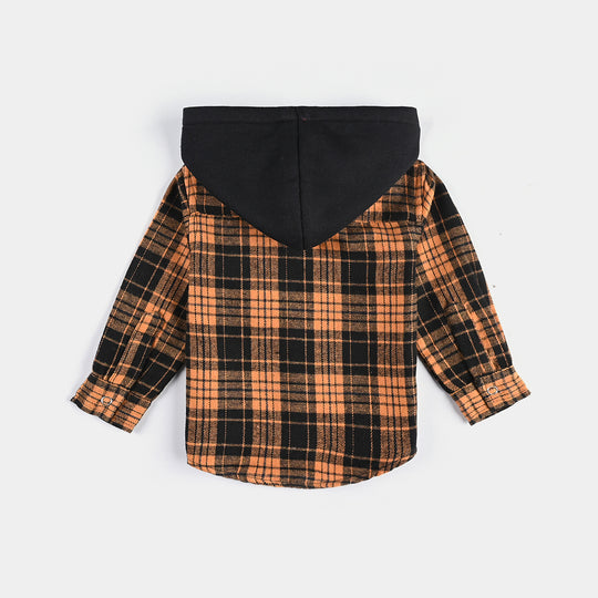 Infant Boys Flannel Basic Casual Shirt (Dino)