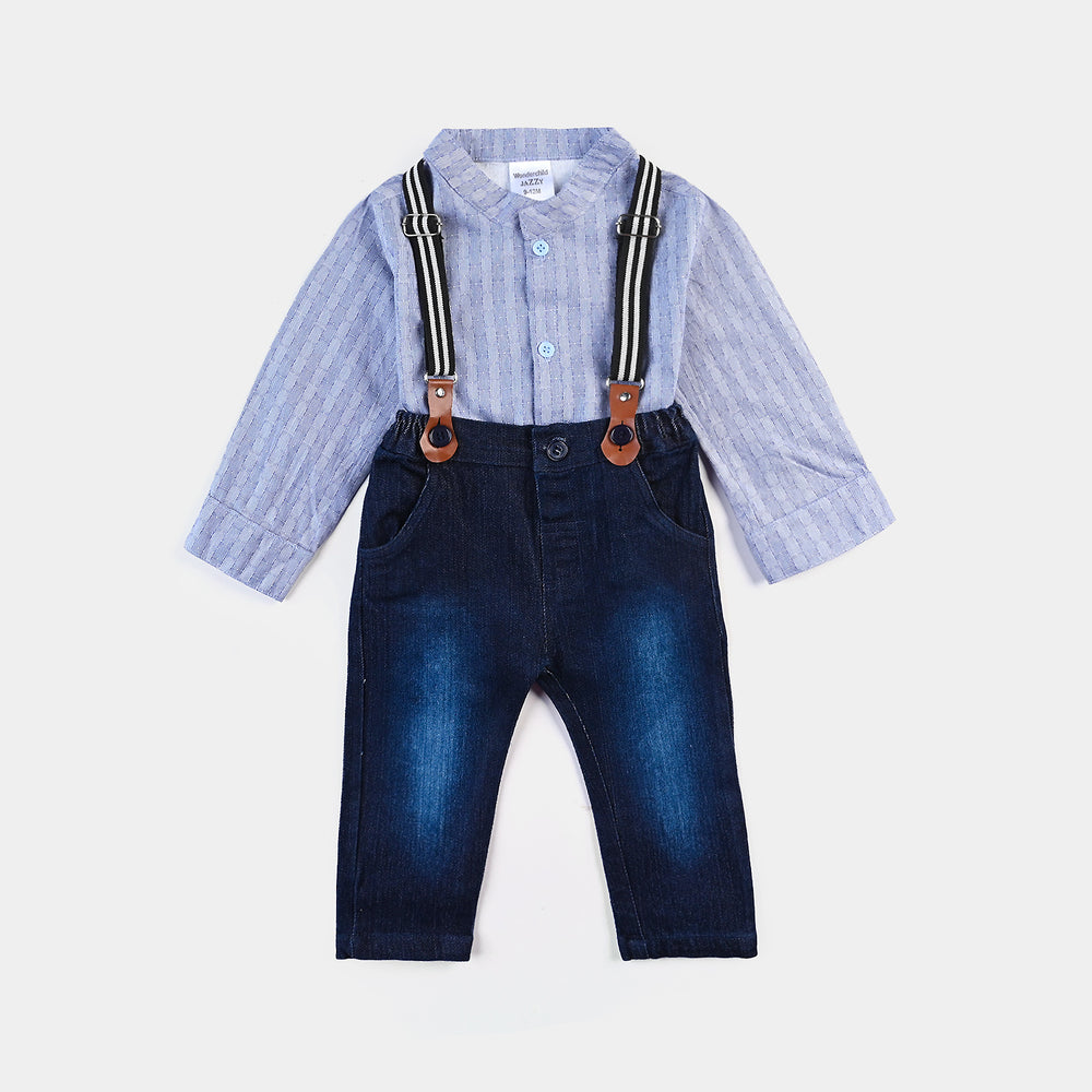 Boys 2PC Suit-Navy Blue