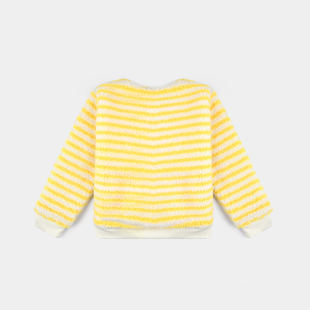 Boys Sherpa SweatShirt Super Mario-Yellow