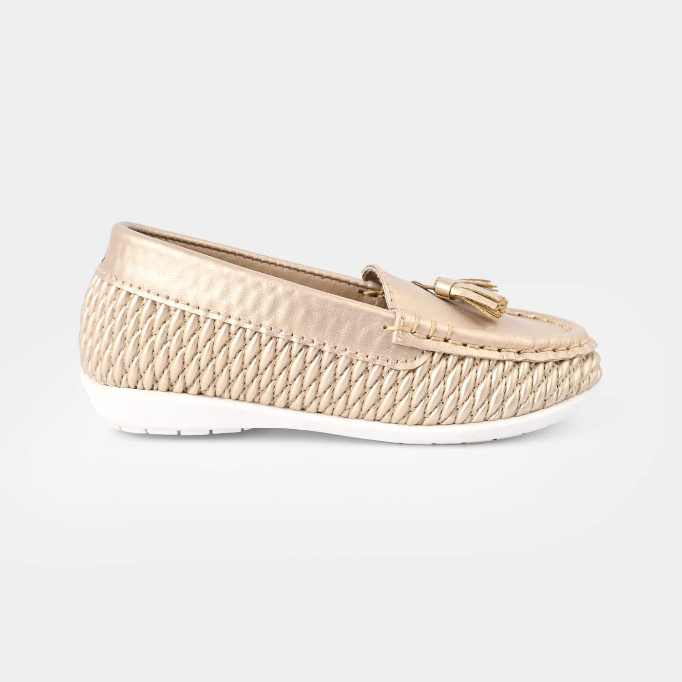 Girls Loafer JV-06-Golden