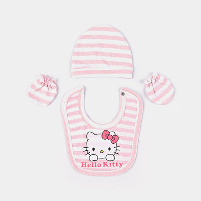 Infant Unisex Cotton Jersey 6 Piece Set Character-Pink