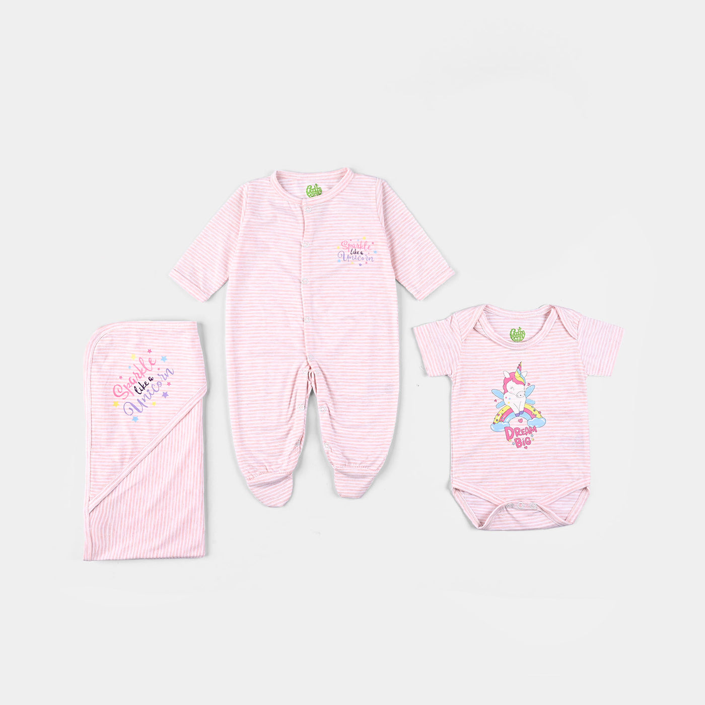 Infant Unisex Cotton Jersey 6 Piece Set Dream Big-Purple