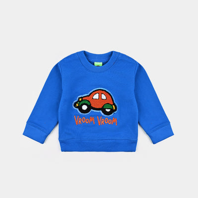 Infant Boys Cotton Terry Sweatshirt Cars