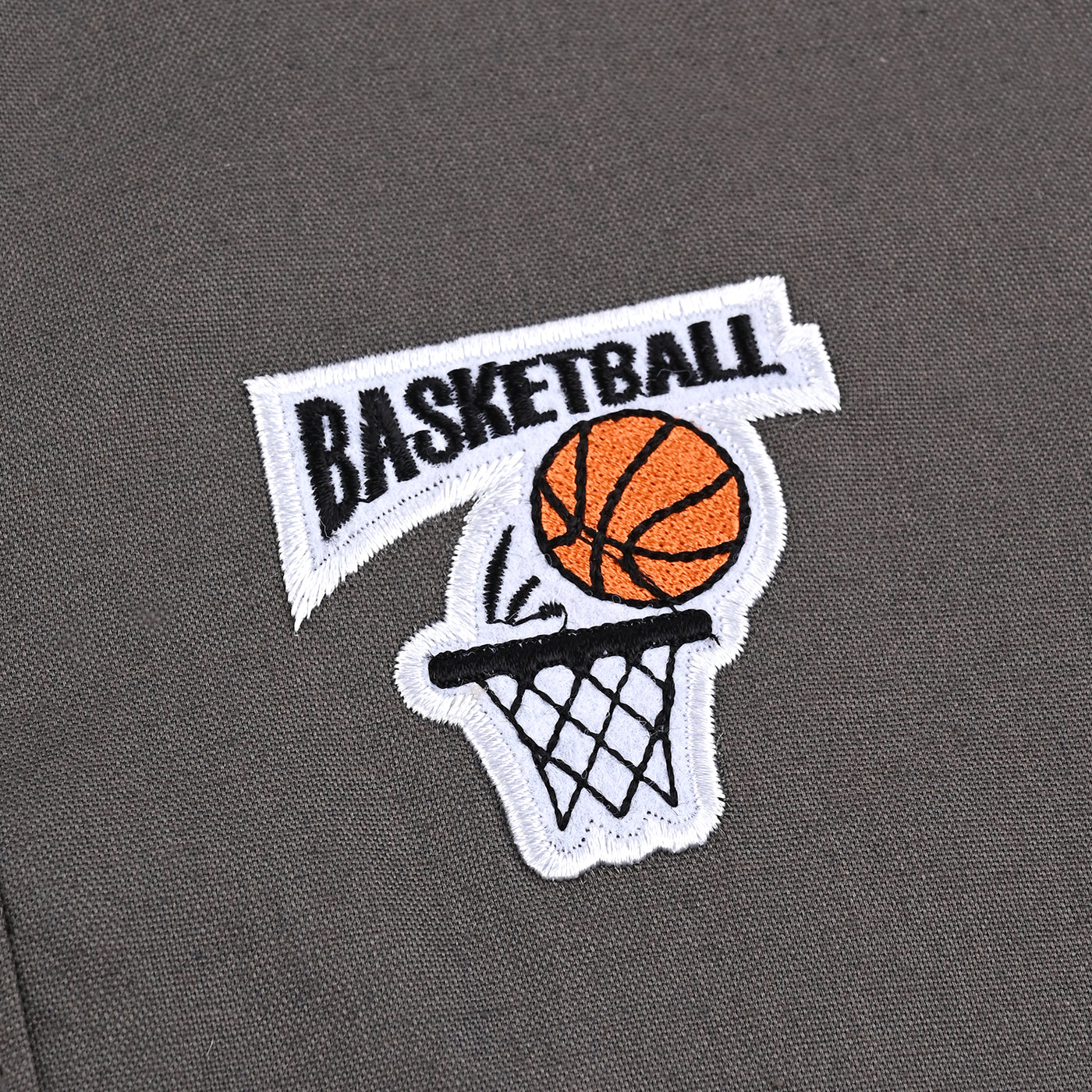 Boys Oxford Casual Shirt F/S (Basket Ball)-GREY