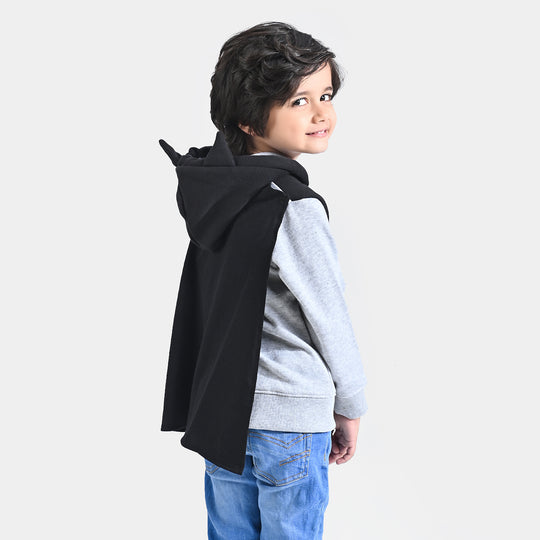 Boys Fleece Knitted Hooded Jacket