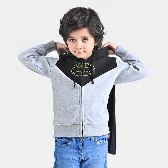 Boys Fleece Knitted Hooded Jacket