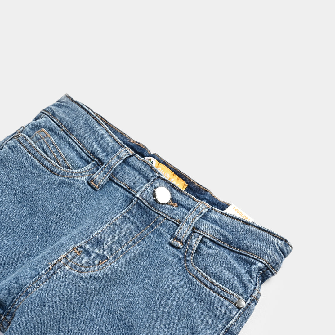 Boys Denim Stretch Pant Game Time-Ice Blue