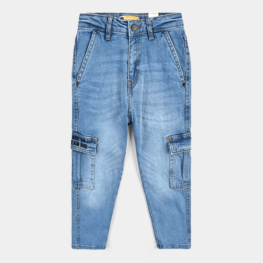 Boys Denim Stretch Pant Dream Big-LIGHT BLUE