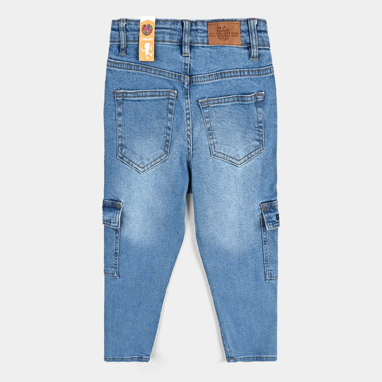 Boys Denim Stretch Pant Dream Big-LIGHT BLUE