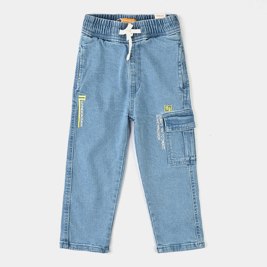 Boys Denim Stretch Pant Make New Rules-Ice Blue